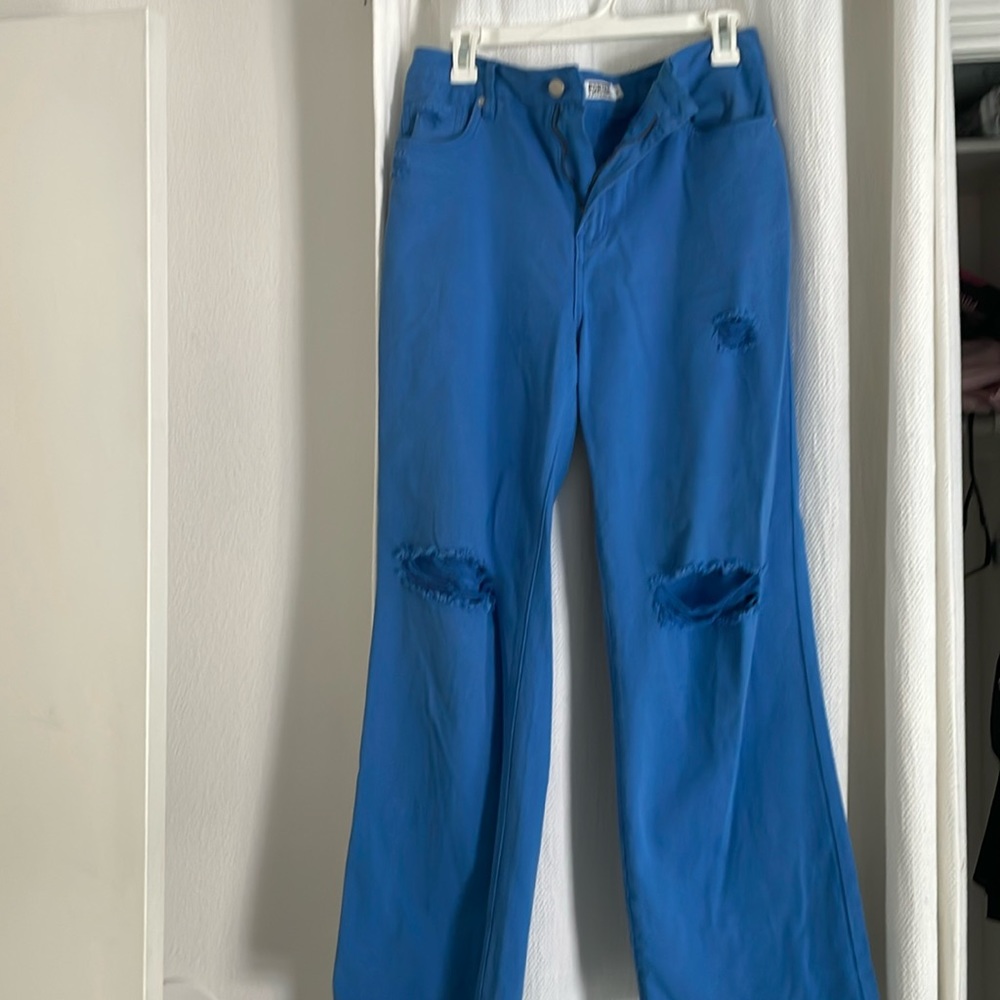 Porter collective size medium wide leg ankle length